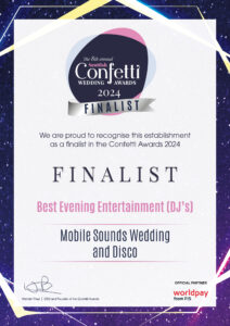 Mobile Sounds Wedding and Disco Award